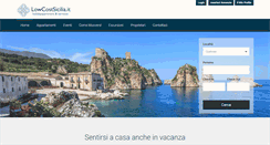 Desktop Screenshot of lowcostsicilia.it