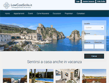 Tablet Screenshot of lowcostsicilia.it